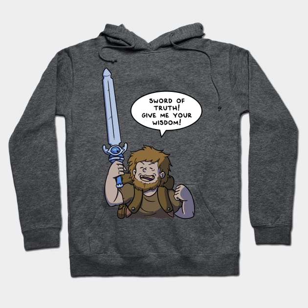 The Sword Of Truth! Hoodie by Swordscomic